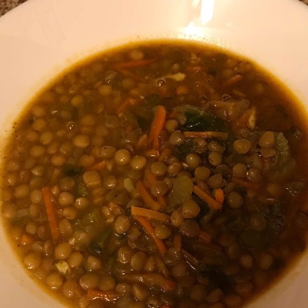 Lebanese Lemon Lentil Soup