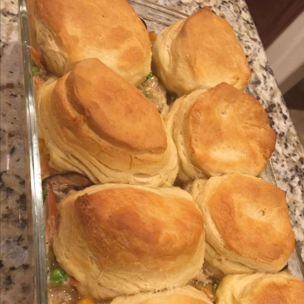 Easy à la King Biscuit Casserole