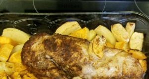 Spicy Pork Tenderloin with Apples and Sweet Potatoes