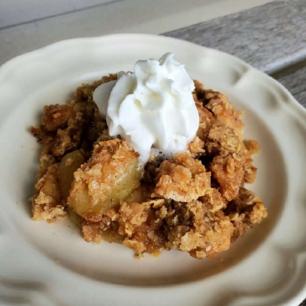 Oatmeal Cookie Apple Crisp