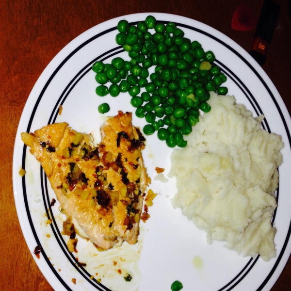 Halibut Cheeks with Ginger-Orange Sauce