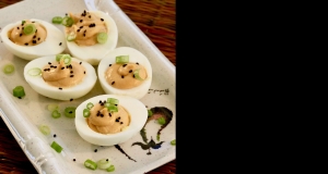 Air Fryer Asian-Inspired Deviled Eggs