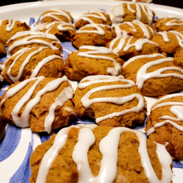 Iced Pumpkin Cookies