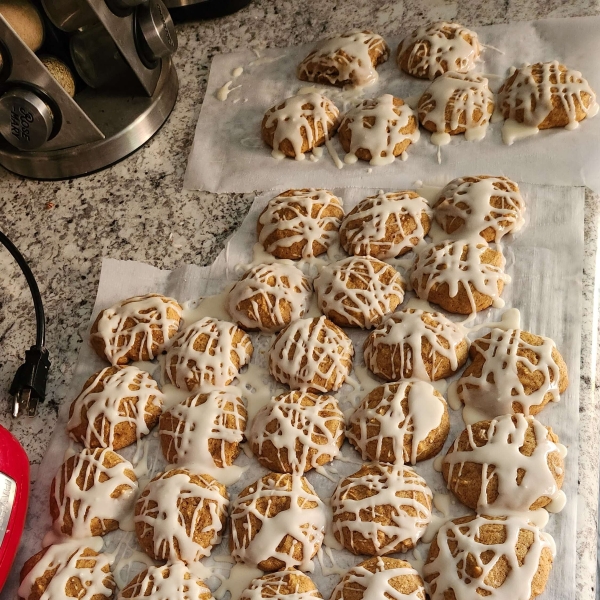 Iced Pumpkin Cookies