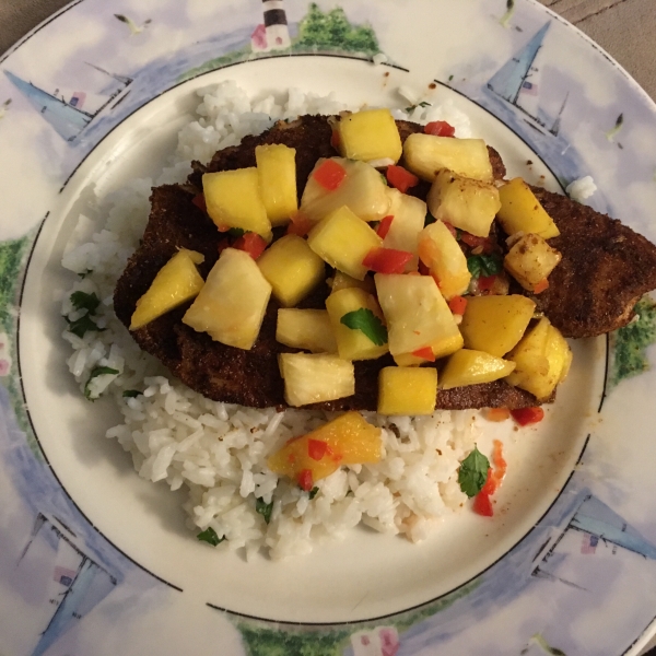 Caribbean Fish With Mango Salsa