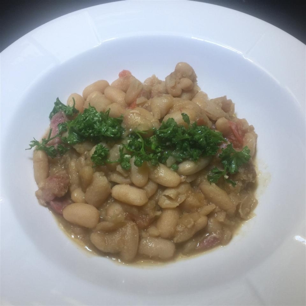 Smoked Pork Shank with White Beans