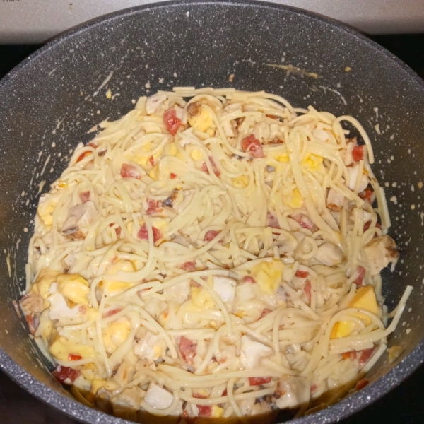 Quick and Easy Chicken Spaghetti