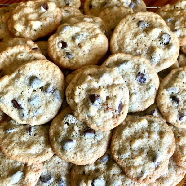 Tahini-Chocolate Chip Cookies