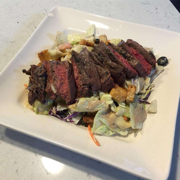 Tortellini, Steak, and Caesar