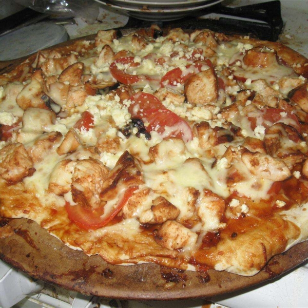 Barbeque Chicken Grilled Pizza