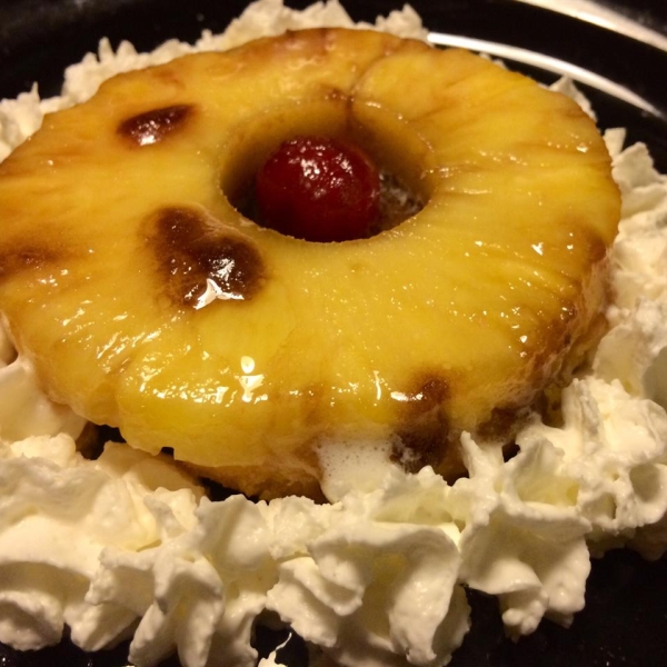 Grilled Pineapple Upside Down Cake