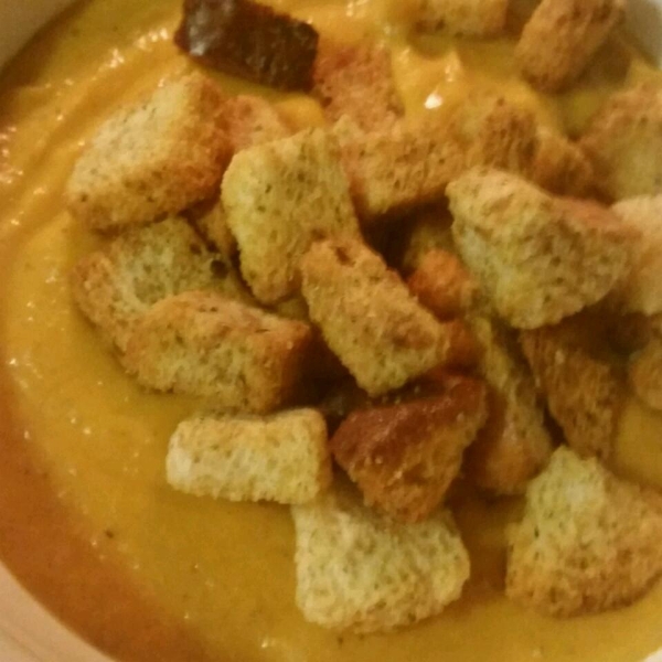 Baked Pumpkin, Sweet Potato, and Coconut Milk Soup