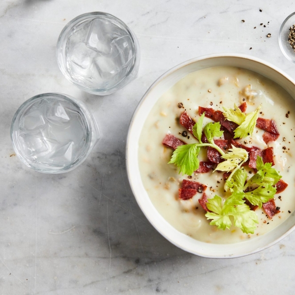 Cauliflower Clam Chowder