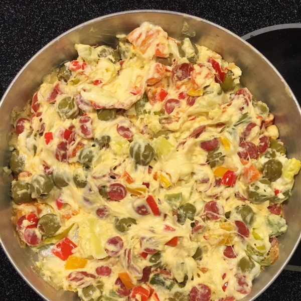 Hot Muffuletta Dip