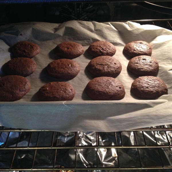 Double Chocolate Chip Cookies with Peppermint