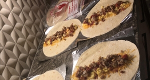 Freeze-and-Reheat Breakfast Burritos