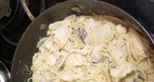 Mushroom Chicken Tetrazzini