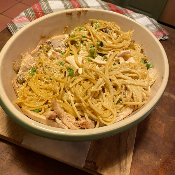 Mushroom Chicken Tetrazzini