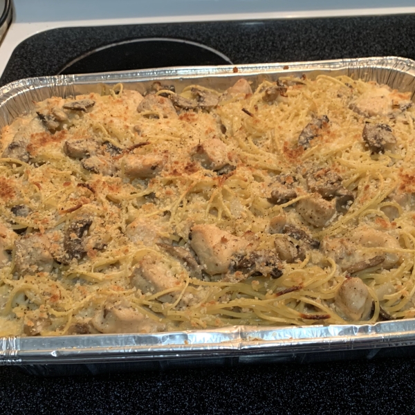 Mushroom Chicken Tetrazzini