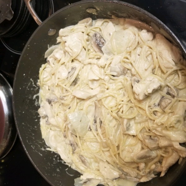 Mushroom Chicken Tetrazzini