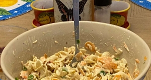 Deviled Egg Noodle Salad