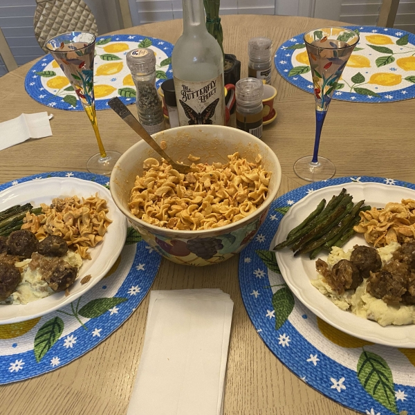 Deviled Egg Noodle Salad