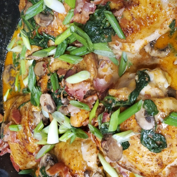 Keto Smothered Chicken Thighs