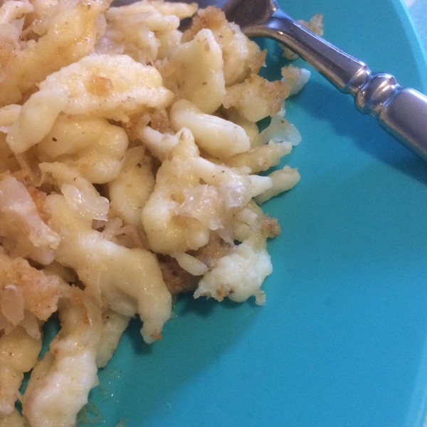 German Spaetzle with Sauerkraut