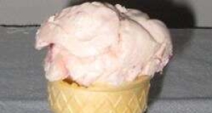 Strawberry Rosewater Ice Cream