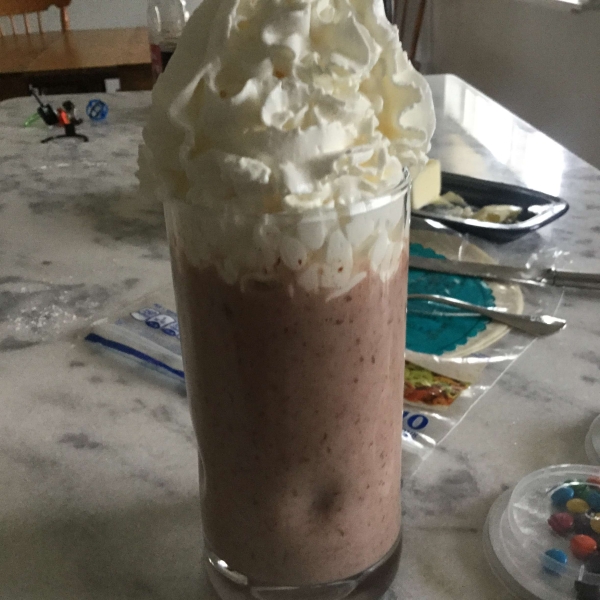 Strawberry Banana Nutella Smoothie