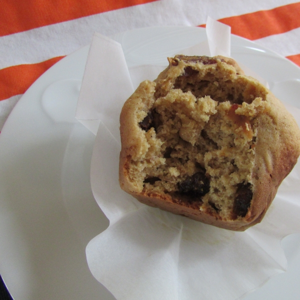 Whole Wheat Date Nut Muffins