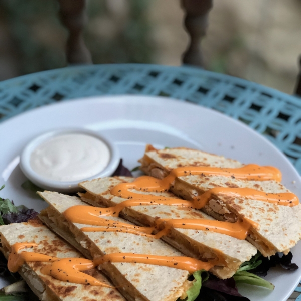 Buffalo Chicken Quesadillas