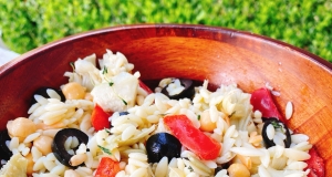 Easy Mediterranean Orzo Salad