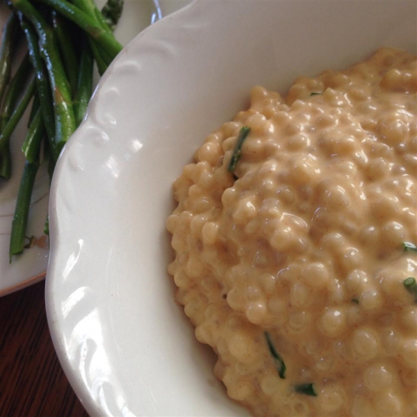 Israeli Couscous and Cheese