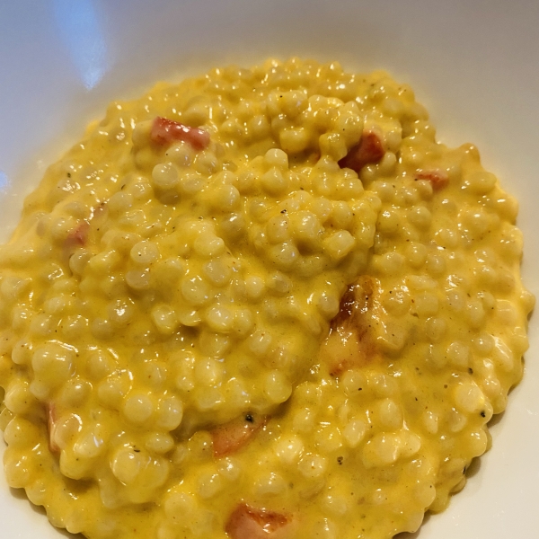 Israeli Couscous and Cheese