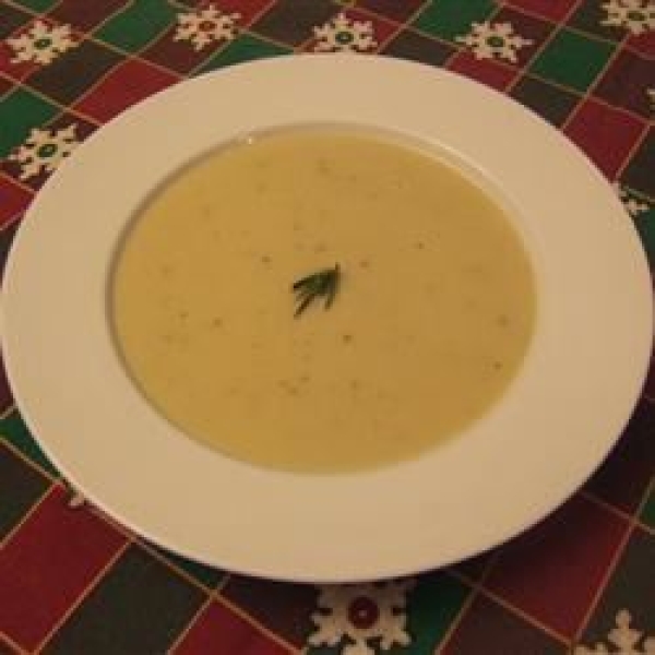 Creamy Potato With Rosemary Soup