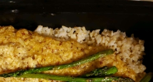 Almond and Parmesan Crusted Tilapia