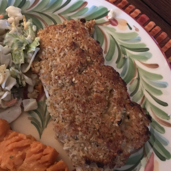 Almond and Parmesan Crusted Tilapia