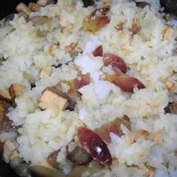 Grapes and Rice Stir Fry