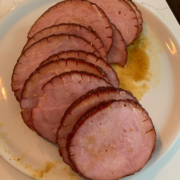 Baked Ham with Maple Glaze