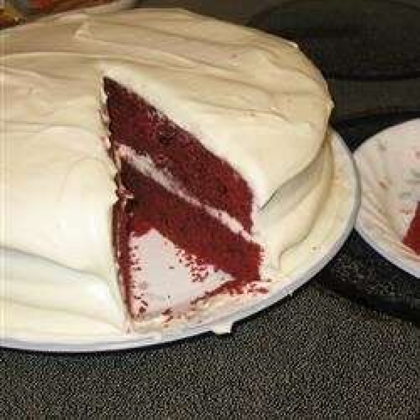 Reduced Fat and Cholesterol Red Velvet Cake