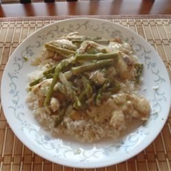 Creamy Chicken Asparagus Casserole