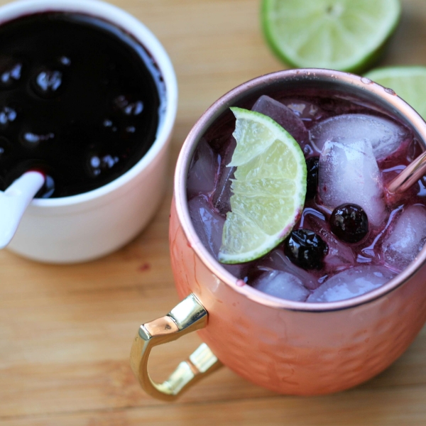 Blueberry Moscow Mule