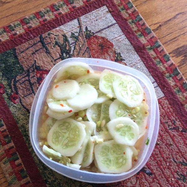 Cucumber Salad With Thai Sweet Chili Vinaigrette