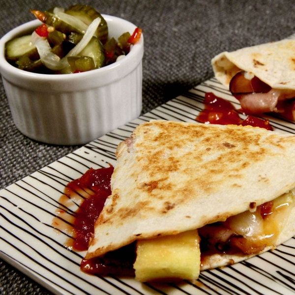 Hawaiian-Style Quesadillas