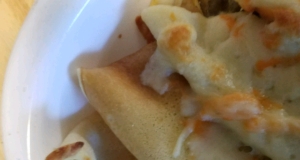Olive and Chicken Curry Crepes