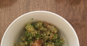 Parsley Walnut Pesto Quinoa Salad