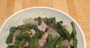 Green Beans and Pears with Bacon