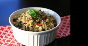 Freekeh Salad with Tahini Dressing