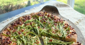 Shaved Asparagus Pizza
